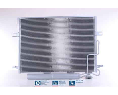 Condenser, air conditioning 94614 Nissens, Image 7