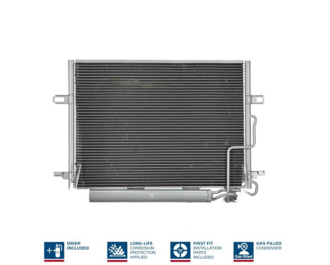 Condenser, air conditioning 94614 Nissens, Image 2