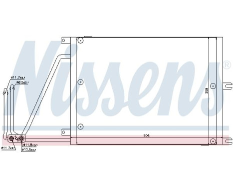 Condenser, air conditioning 94623 Nissens, Image 6