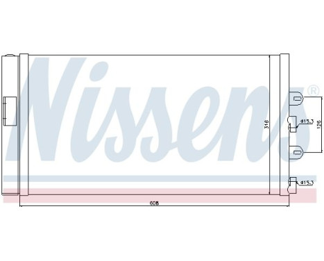 Condenser, air conditioning 94669 Nissens, Image 7