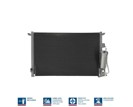 Condenser, air conditioning 94675 Nissens, Image 3