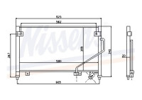 Condenser, air conditioning 94688 Nissens