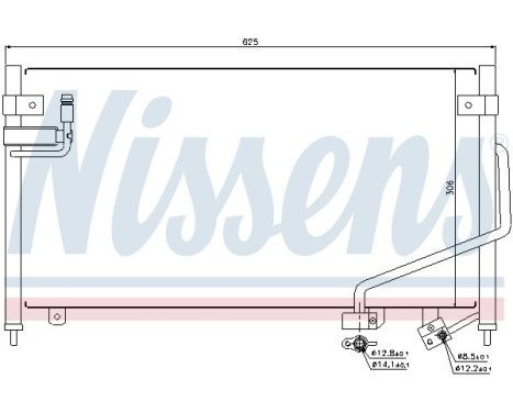 Condenser, air conditioning 94688 Nissens, Image 2