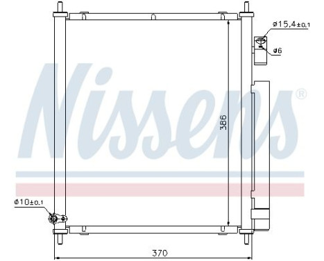 Condenser, air conditioning 94734 Nissens, Image 6