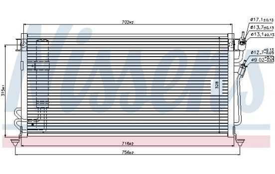 Condenser, air conditioning 94748 Nissens, Image 6