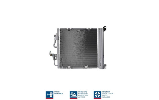 Condenser, air conditioning 94768 Nissens, Image 3