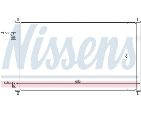 Condenser, air conditioning 94771 Nissens, Image 6