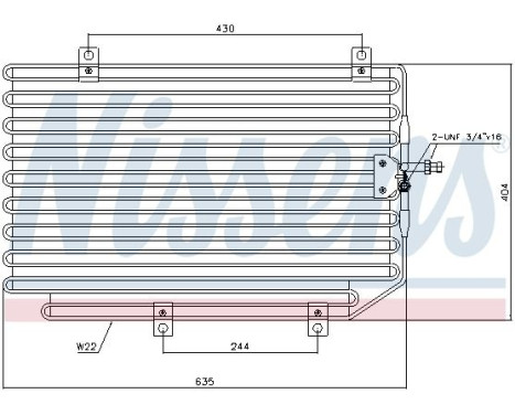 Condenser, air conditioning 94816 Nissens, Image 5