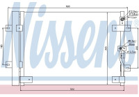 Condenser, air conditioning 94821 Nissens