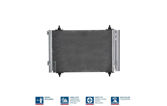 Condenser, air conditioning 94826 Nissens, Image 3