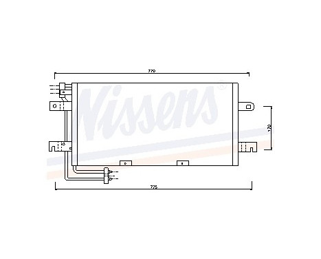 Condenser, air conditioning 94834 Nissens, Image 2
