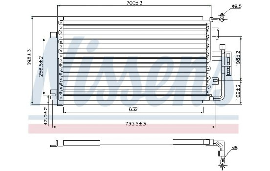 Condenser, air conditioning 94846 Nissens