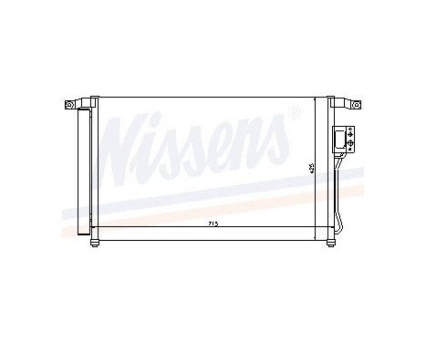 Condenser, air conditioning 94869 Nissens, Image 3