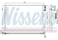 Condenser, air conditioning 94872 Nissens