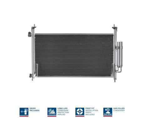 Condenser, air conditioning 94875 Nissens, Image 3