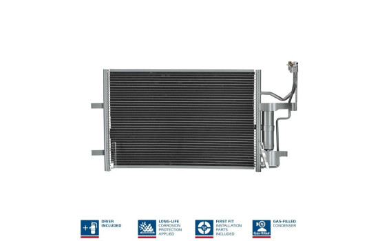 Condenser, air conditioning 94902 Nissens, Image 2