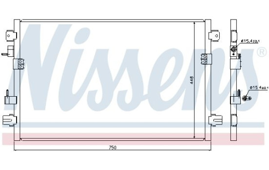 Condenser, air conditioning 94906 Nissens, Image 5