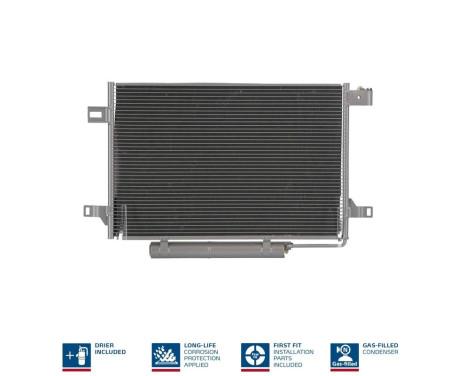 Condenser, air conditioning 94910 Nissens, Image 3