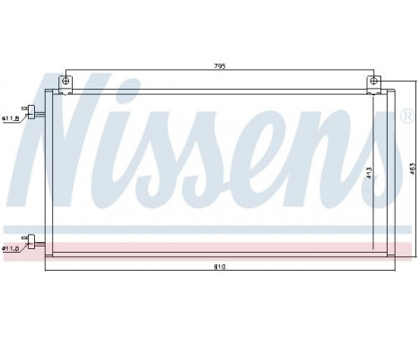 Condenser, air conditioning 94967 Nissens, Image 6
