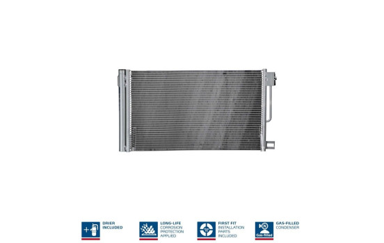 Condenser, air conditioning 94973 Nissens, Image 3
