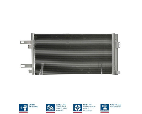 Condenser, air conditioning 94985 Nissens, Image 2
