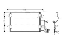 Condenser, air conditioning AI5116 Ava Quality Cooling