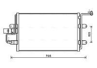 Condenser, air conditioning AI5130 Ava Quality Cooling