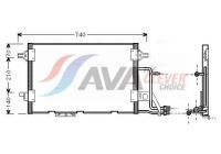 Condenser, air conditioning AI5137 Ava Quality Cooling