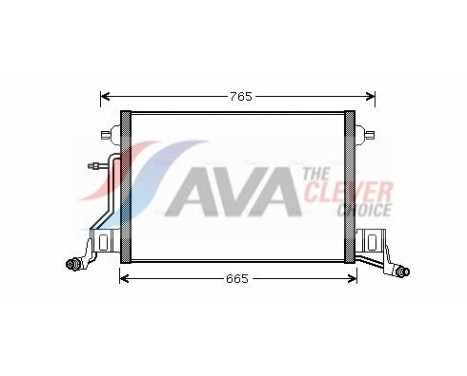 Condenser, air conditioning AI5264 Ava Quality Cooling