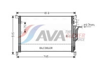 Condenser, air conditioning AI5301 Ava Quality Cooling