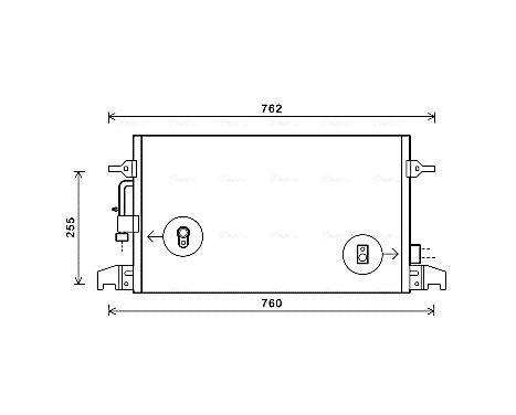 Condenser, air conditioning AI5324 Ava Quality Cooling