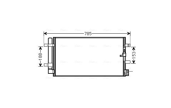 Condenser, air conditioning AIA5360D Ava Quality Cooling