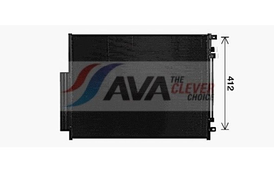Condenser, air conditioning AL5149D Ava Quality Cooling, Image 3