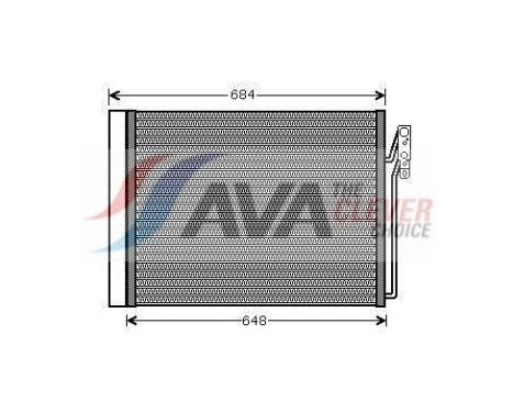 Condenser, air conditioning AUA5211D Ava Quality Cooling, Image 2