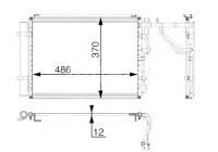 Condenser, air conditioning BEHR *** PREMIUM LINE ***