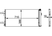 Condenser, air conditioning BEHR *** PREMIUM LINE ***
