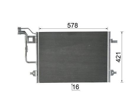 Condenser, air conditioning BEHR *** PREMIUM LINE ***, Image 12