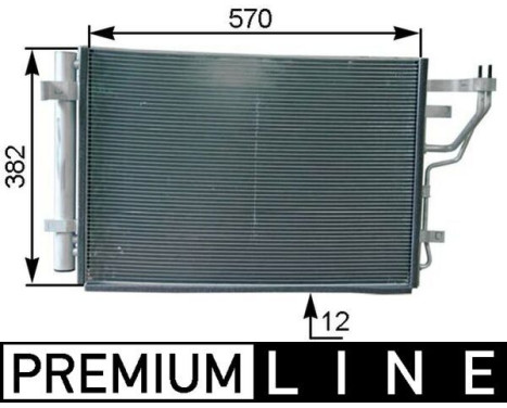 Condenser, air conditioning BEHR *** PREMIUM LINE ***, Image 2