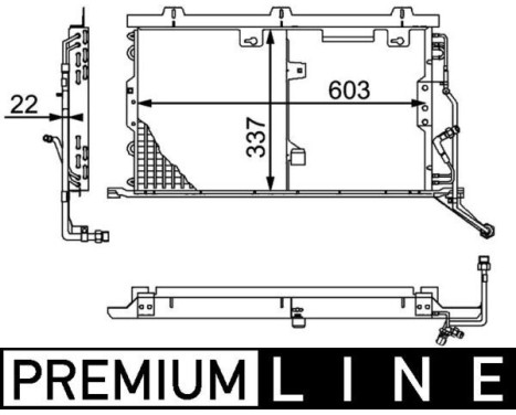 Condenser, air conditioning BEHR *** PREMIUM LINE ***, Image 2