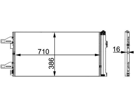 Condenser, air conditioning BEHR *** PREMIUM LINE ***, Image 3