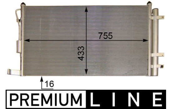 Condenser, air conditioning BEHR *** PREMIUM LINE ***, Image 2