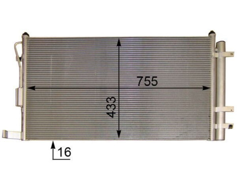 Condenser, air conditioning BEHR *** PREMIUM LINE ***, Image 3