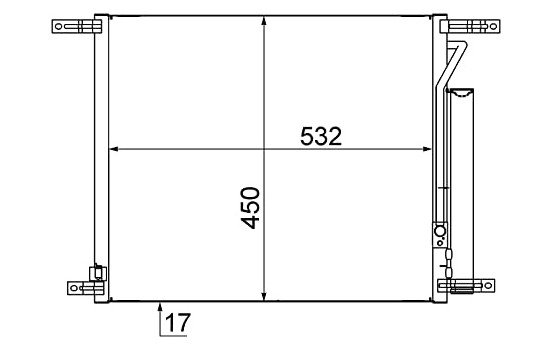 Condenser, air conditioning BEHR