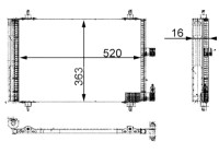 Condenser, air conditioning BEHR