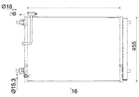 Condenser, air conditioning BEHR