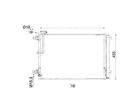 Condenser, air conditioning BEHR