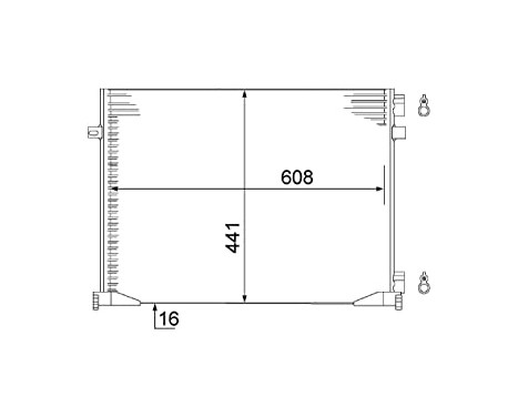 Condenser, air conditioning BEHR