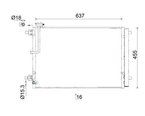 Condenser, air conditioning BEHR, Image 2