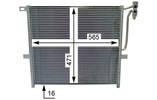 Condenser, air conditioning BEHR, Image 3