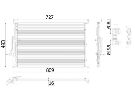 Condenser, air conditioning BEHR, Image 2